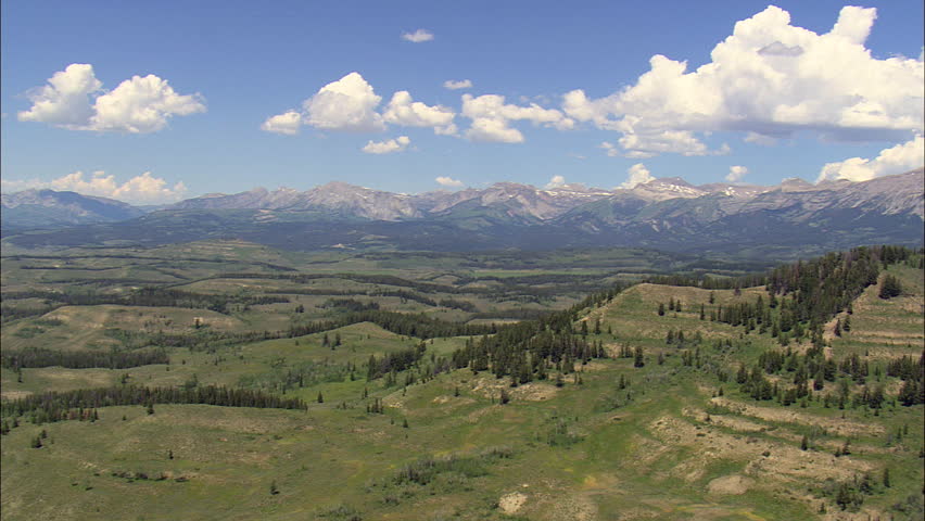 Gros Ventre Range From The Bridger Teton National Forest