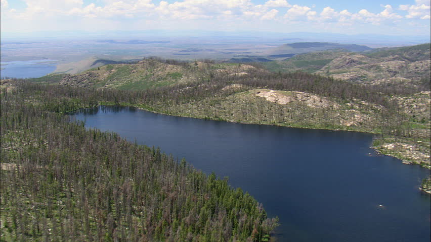 Crossing Lakes In Bridger Teton National Forest