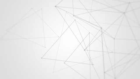 Abstract polygonal black wireframe network background - connectivity or networking concept