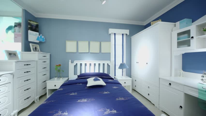 Children Room In Marine Style Stock Footage 100 Royalty Free 2973778 Shutterstock Marine Style Stock Footage, Marine Style Furniture