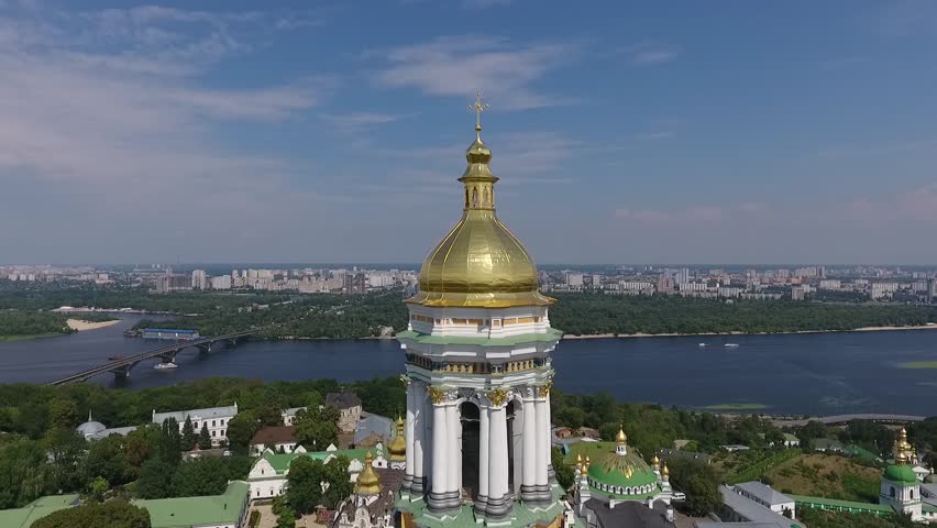 Religious procession in the center of Kiev. Anniversary of the baptism of Kievan Rus. 07.27.2017