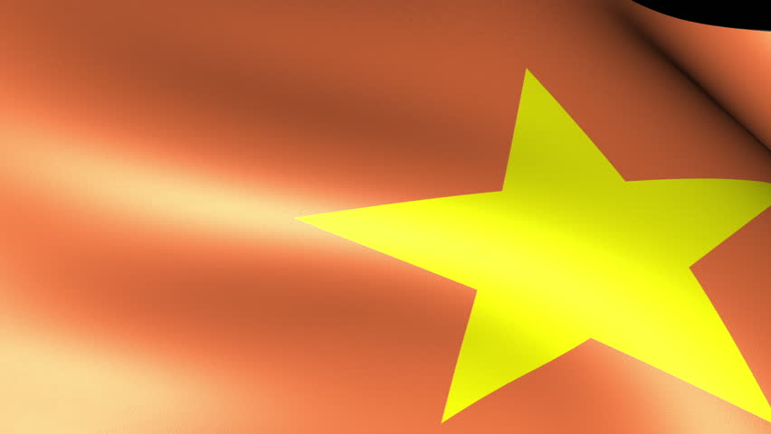 Viet Nam Flag Waving