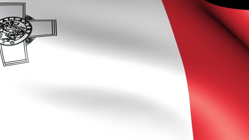 Malta Flag Waving