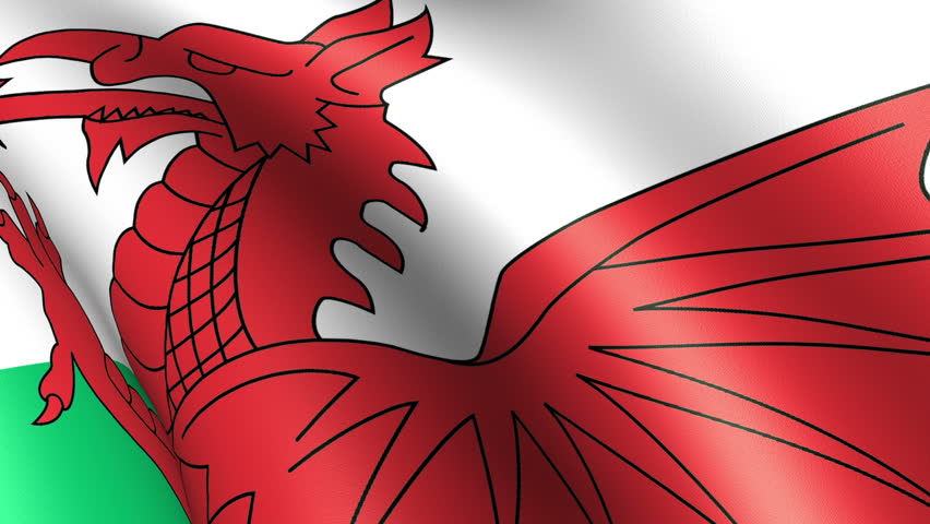 Wales Flag Waving