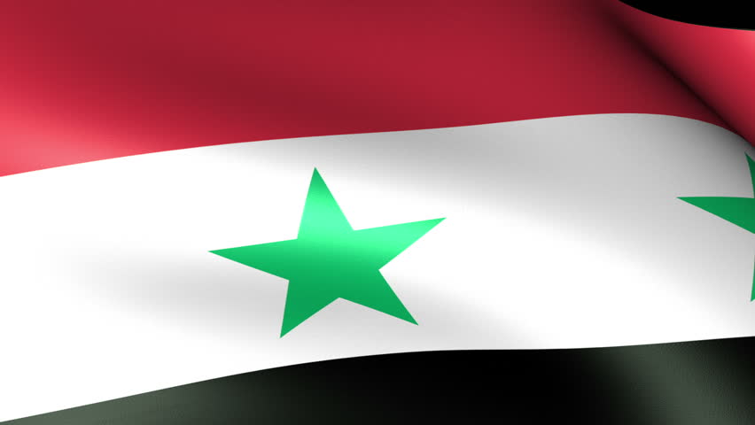 Syria Flag Waving