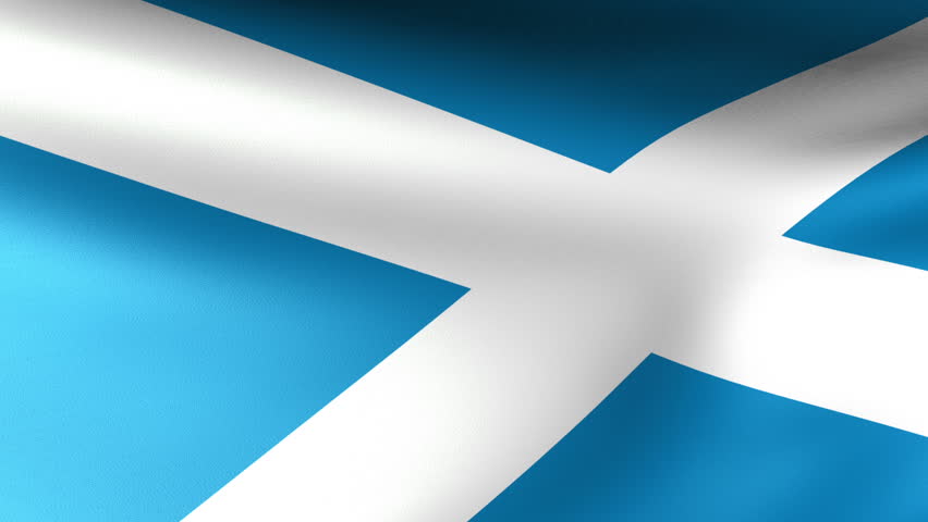 Scotland Flag Waving
