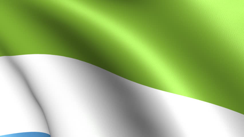 Sierra Leone Flag Waving