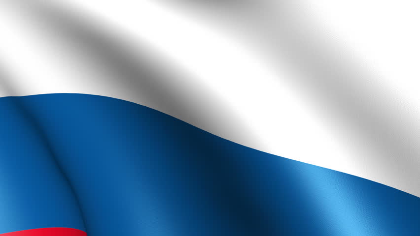 Russian Federation Flag Waving