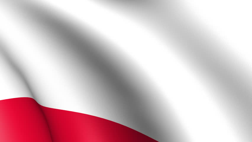 Poland Flag Waving