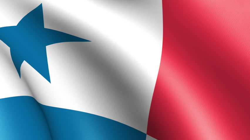 Panama Flag Waving