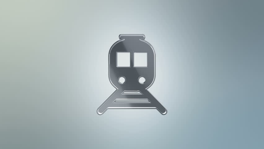 3D Animation rotation of symbol of transport, transportation, delivery, transport for travel, sport cars, mechanisms, machinery and transport technology from glass. Animation of seamless loop.