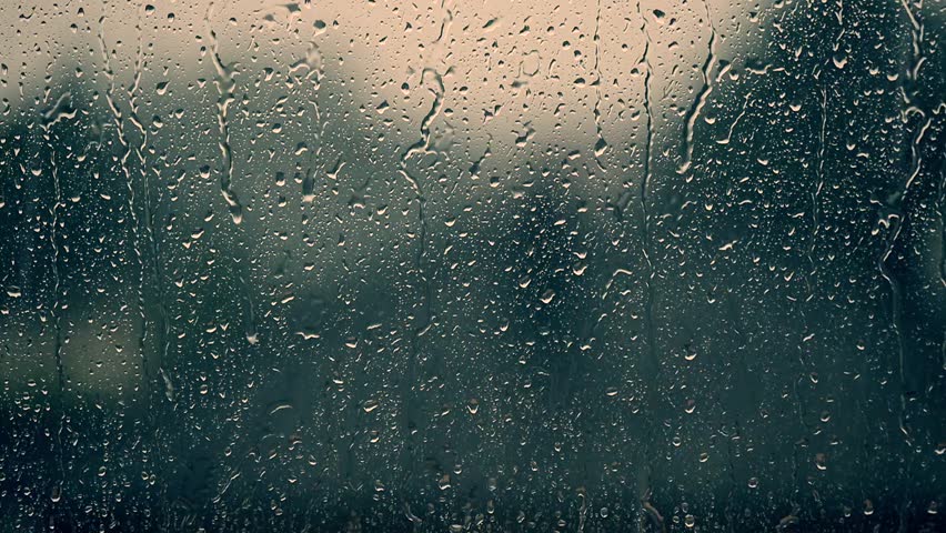 rain days heavy falling on window Stock Footage Video (100% Royalty ...