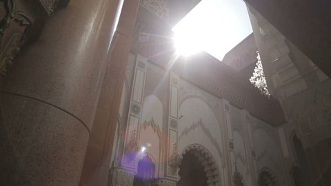 MOROCCO, Casablanca - JULE 20:  Hassan II mosque Jule 20, 2012 in Morocco, Casablanca.