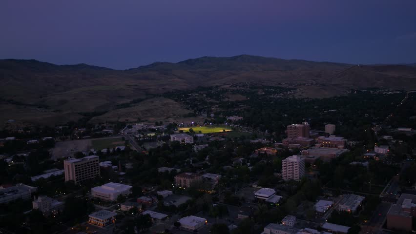 Aerial Idaho Boise June 2017 Night Thunderstorm 4K Inspire 2 ProRes