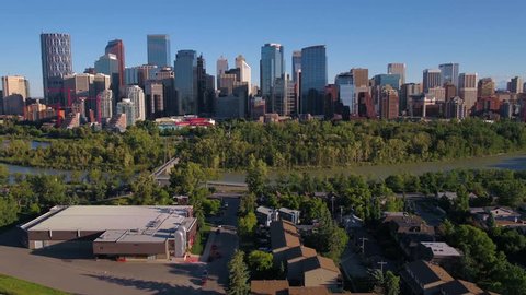 Aerial Canada Calgary June 2017 Sunny Day 4K Inspire 2 ProRes
