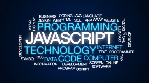 Javascript Animated Word Cloud Text Design Stock Footage Video (100%  Royalty-free) 30106720 | Shutterstock