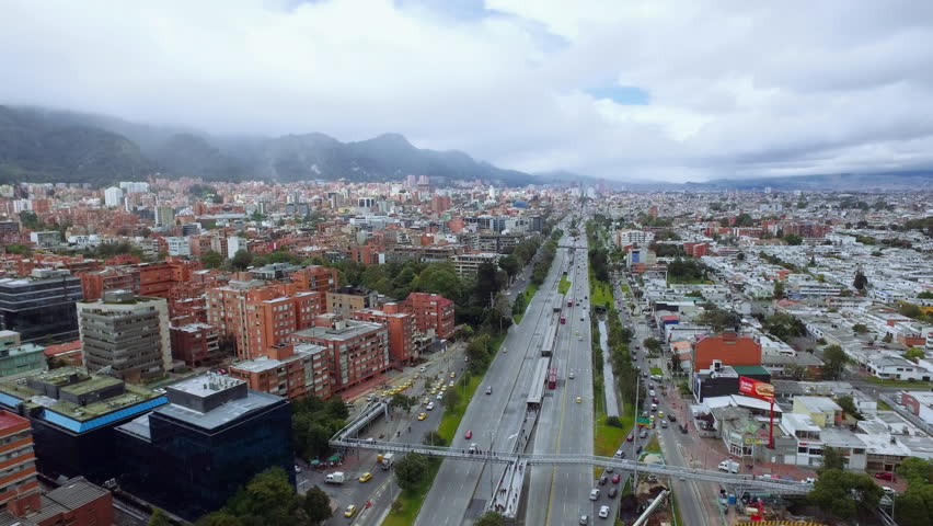 Bogota Colombia Autopista Norte Highway 03