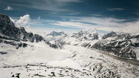 Everest region timelapse, Himalaya