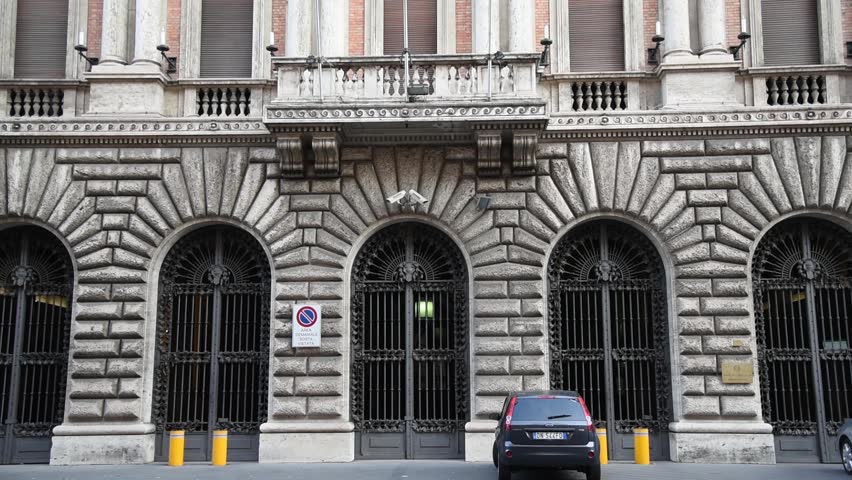 ROME - ITALY - March 2017 -  Ministry of agriculture and forests - Tilt up
