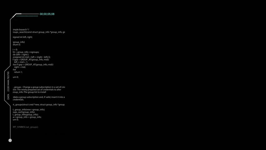 Png Alpha Code Hud Element Technological Stock Footage Video (100%  Royalty-Free) 29833186 | Shutterstock