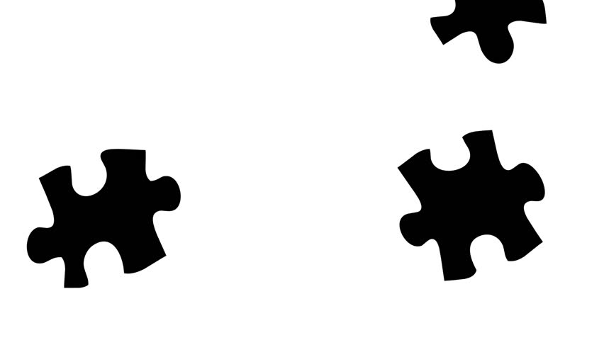 Matte, background puzzle effect, multiple puzzle.