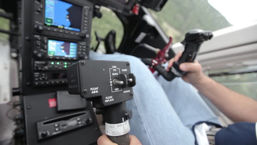 Inside the cockpit of the helicopter. Dashboard | Shutterstock HD Video #29874430
