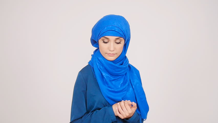 Beautiful young muslim woman