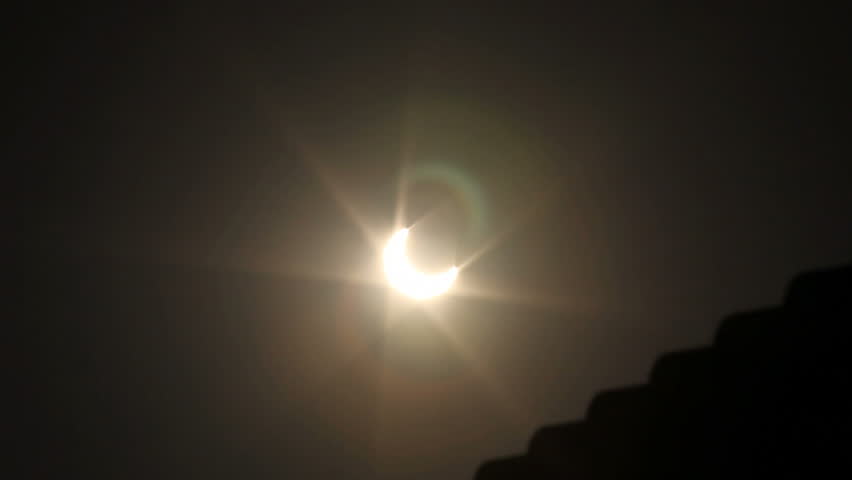 May 20, 2012 there was a Solar Eclipse.  This was the view from Los Angeles, CA