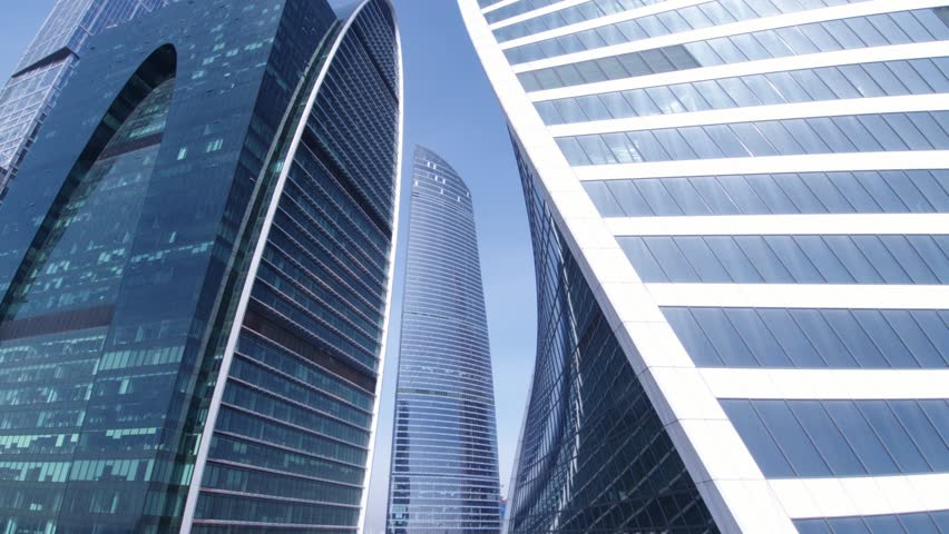 Windows of glass towers Royalty-Free Stock Footage #29906089