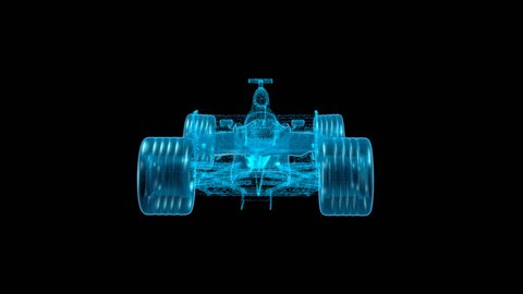 Formula One on a black background