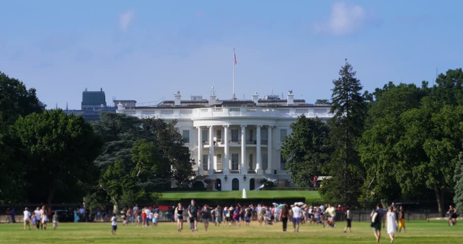 WASHINGTON, D.C. - Circa August, 2017 - A daytime establishing shot of the White House