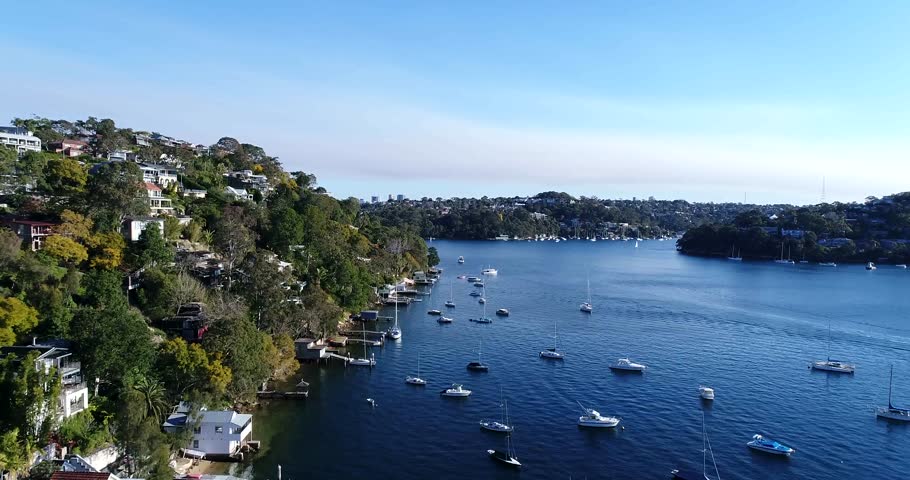 Aerial view of Sydney