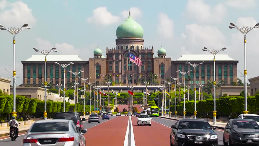 putrajaya mosque at Putra Jaya city, Kuala Lumpur.