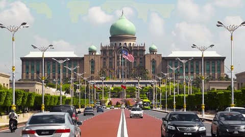 putrajaya mosque at Putra Jaya city, Kuala Lumpur.