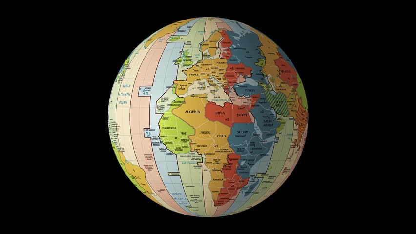 earth globe time zones map spin Stock Footage Video (100% Royalty-free) 29986624 | Shutterstock