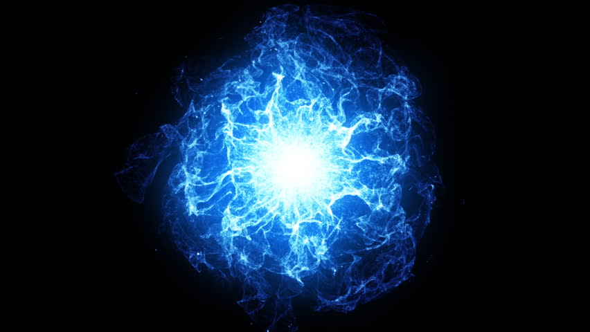 Energy Wave 1001: A glowing plasma ball bursts with energy (Loop). | Shutterstock HD Video #30021937
