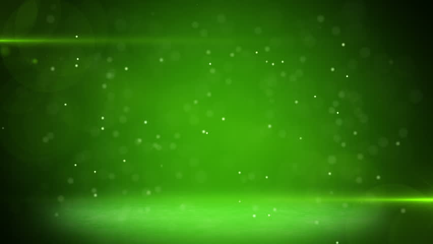 Green Light Beams and Particles Stock Footage Video (100% Royalty-free