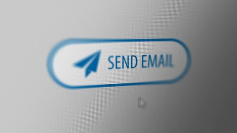 Close up Shot of Mouse Cursor Clicking "SEND EMAIL" Button.