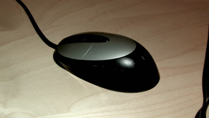Using a mouse.