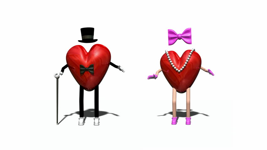 Dancing Hearts - Male and Female HD1080