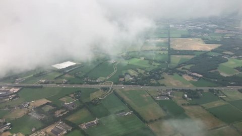 Landing at Eindhoven airport The Netherlands