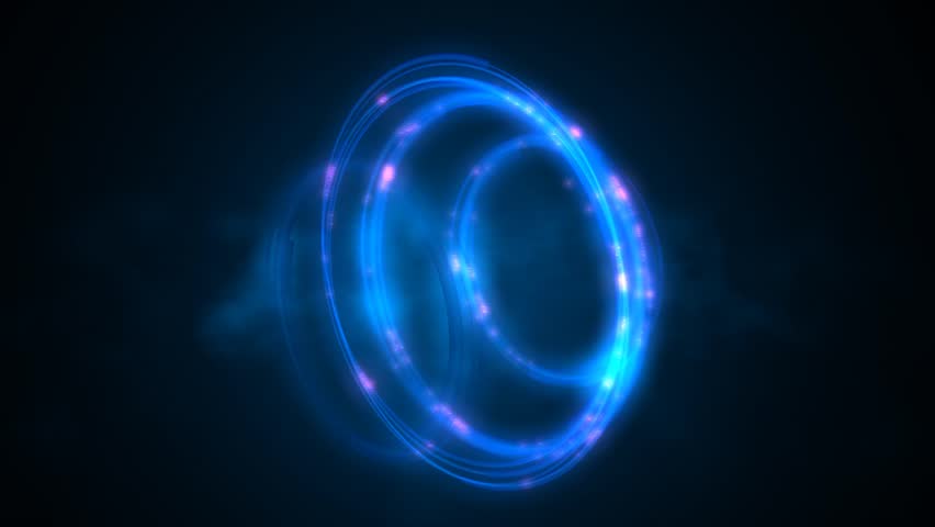 Blue light animation effect for background. Loop-able