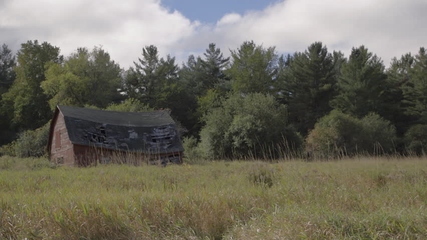 Old Adirondack barn off Route 73