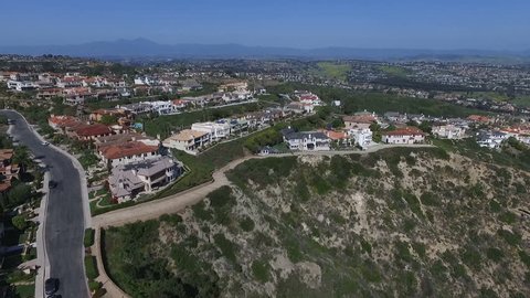 Aerial of Residential Real Estate Orange County California USA.mov

