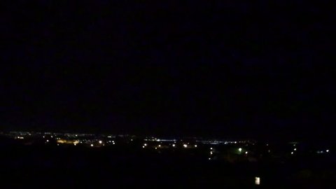 Republic of Armenia. City of Yerevan at night time lapse video.