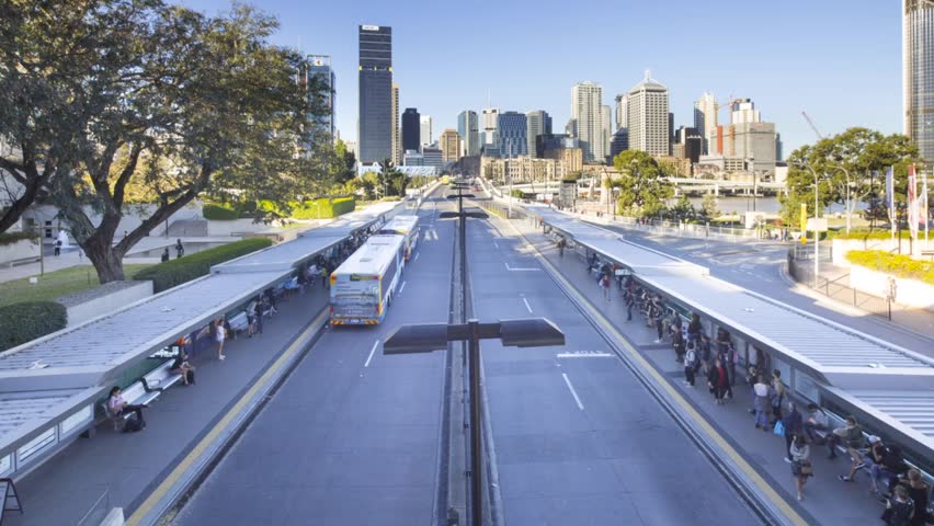 transportation in Brisbane city Queensland  Australia