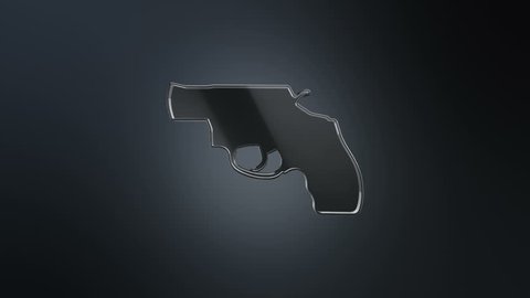 Firing Gun Animation Silhouette With の動画素材 ロイヤリティフリー Shutterstock