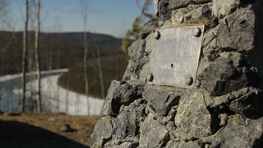 Alaska Highway marker historical post