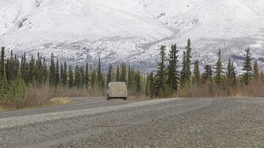 Dempster Highway in Canada Yukon