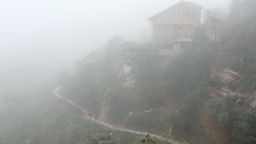 Foggy Morning - Longsheng, Guangxi province, China.